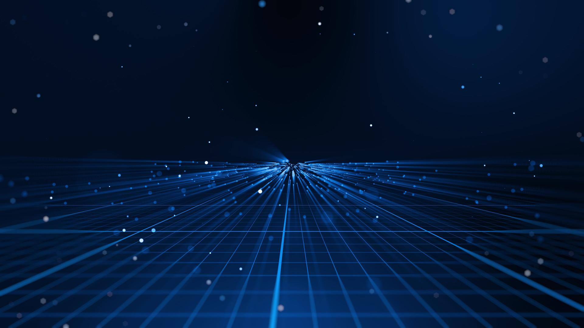 粒子光线科技空间背景视频的预览图