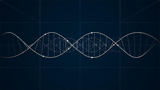 DNA螺旋动态背景视频的预览图