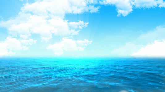 唯美的蓝天碧水视频素材视频的预览图