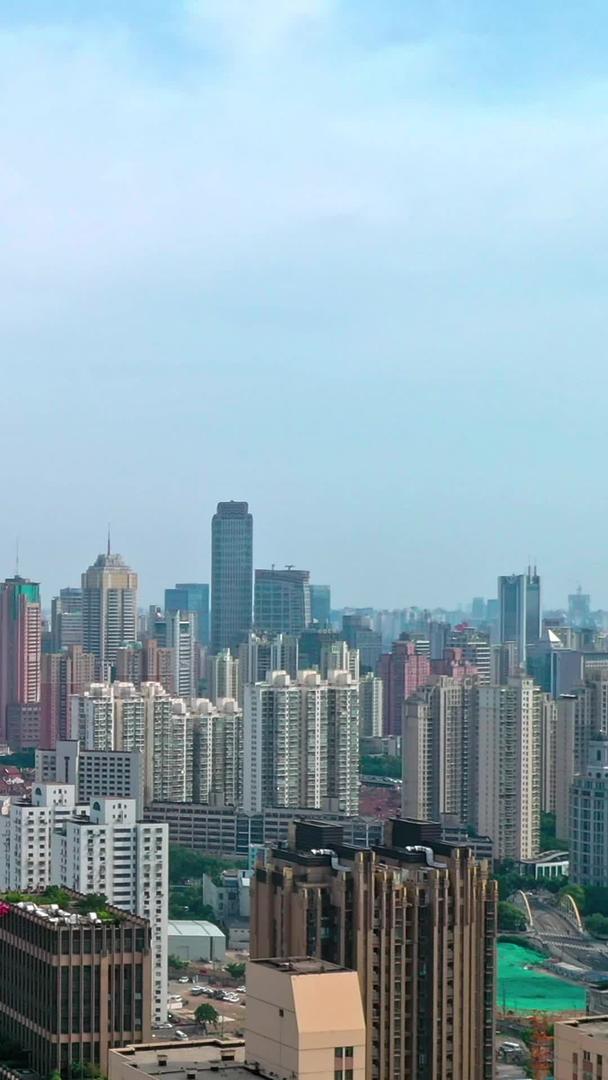 上海黄浦区地标城市航拍城市视频的预览图