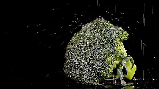 花椰菜造型1000帧升格实拍视频的预览图
