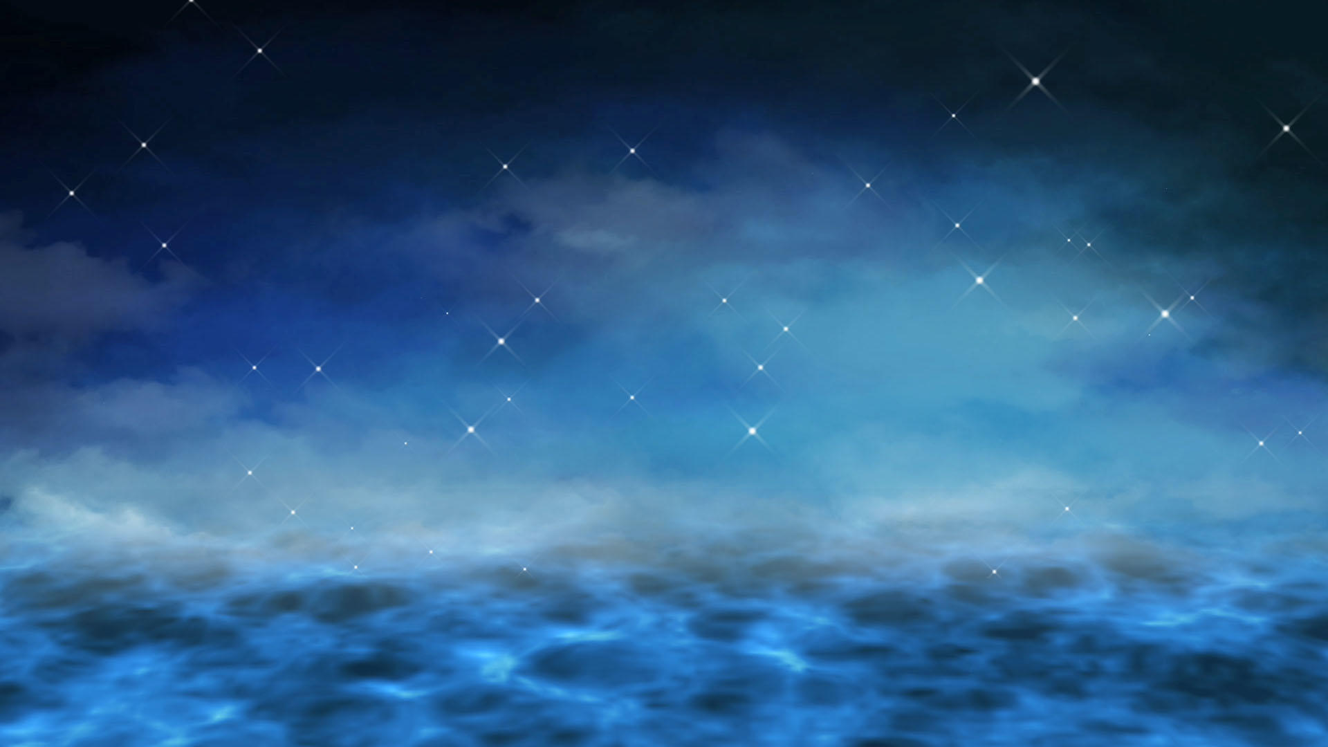 夜晚星空海面视频的预览图