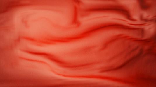 红色背景的红色织物流动扭曲视频的预览图