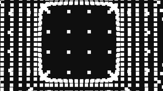 黑白方形聚合转场视频的预览图