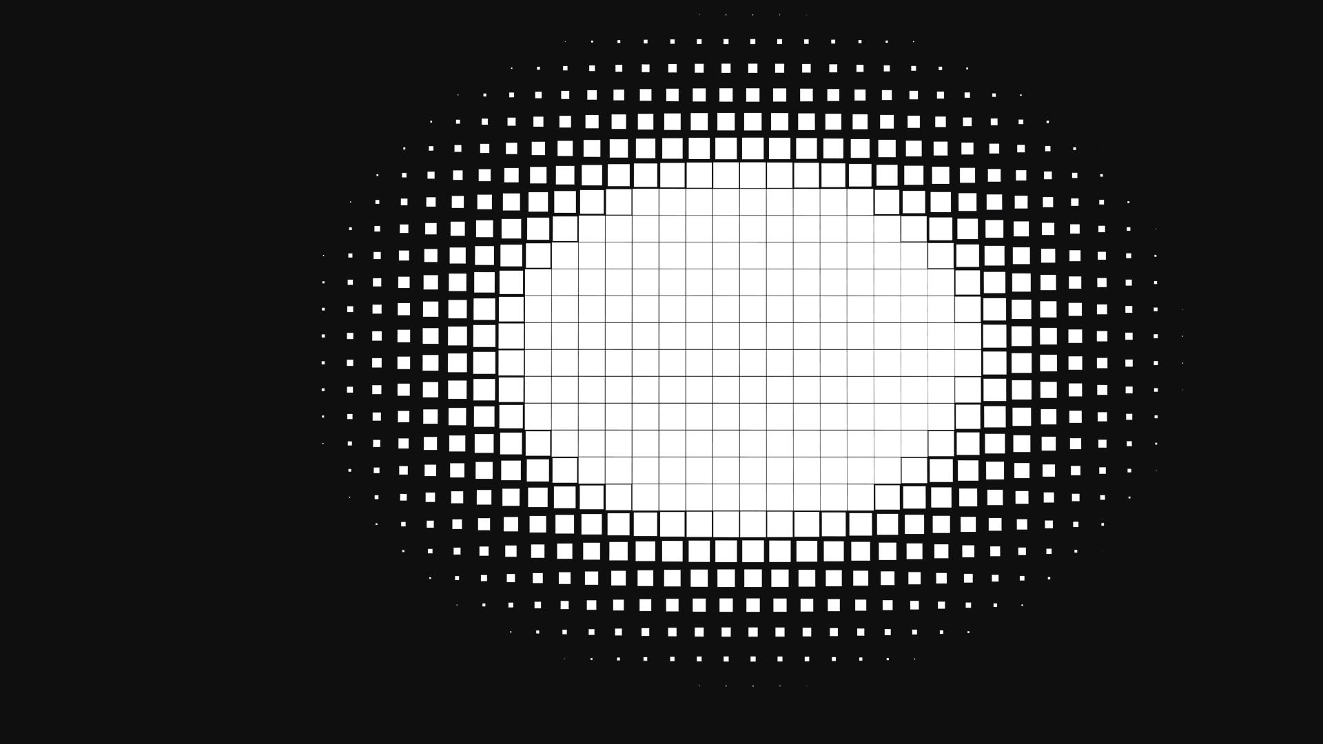 黑白圆形方块转场视频的预览图