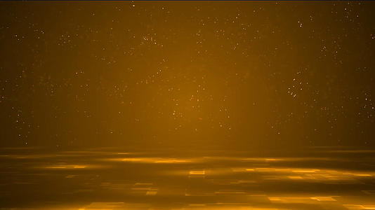 黄色粒子动画合成背景视频视频的预览图