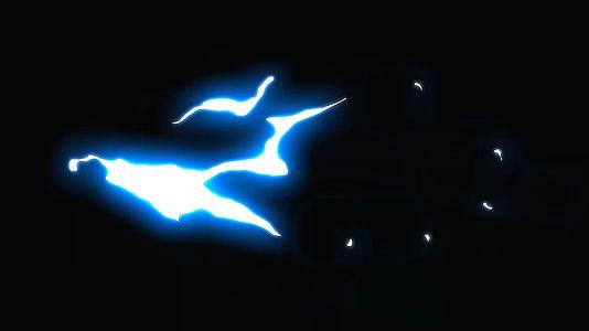 无限循环mg闪电电浆动画动态视频素材视频的预览图