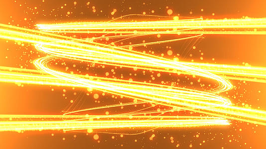 金色粒子多重光线修饰转场视频的预览图