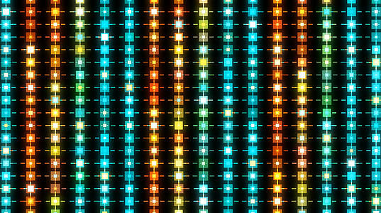 透明通道电子元件点阵灯光动态素材视频的预览图