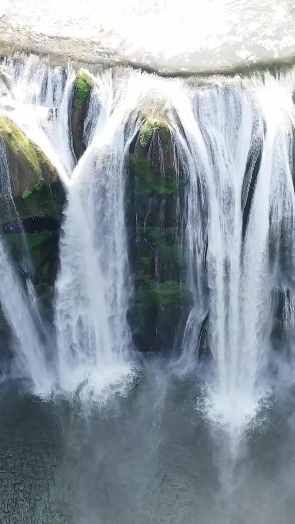 贵州黄果树瀑布航拍视频视频的预览图
