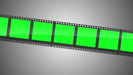 滚动胶卷特效绿幕素材视频的预览图