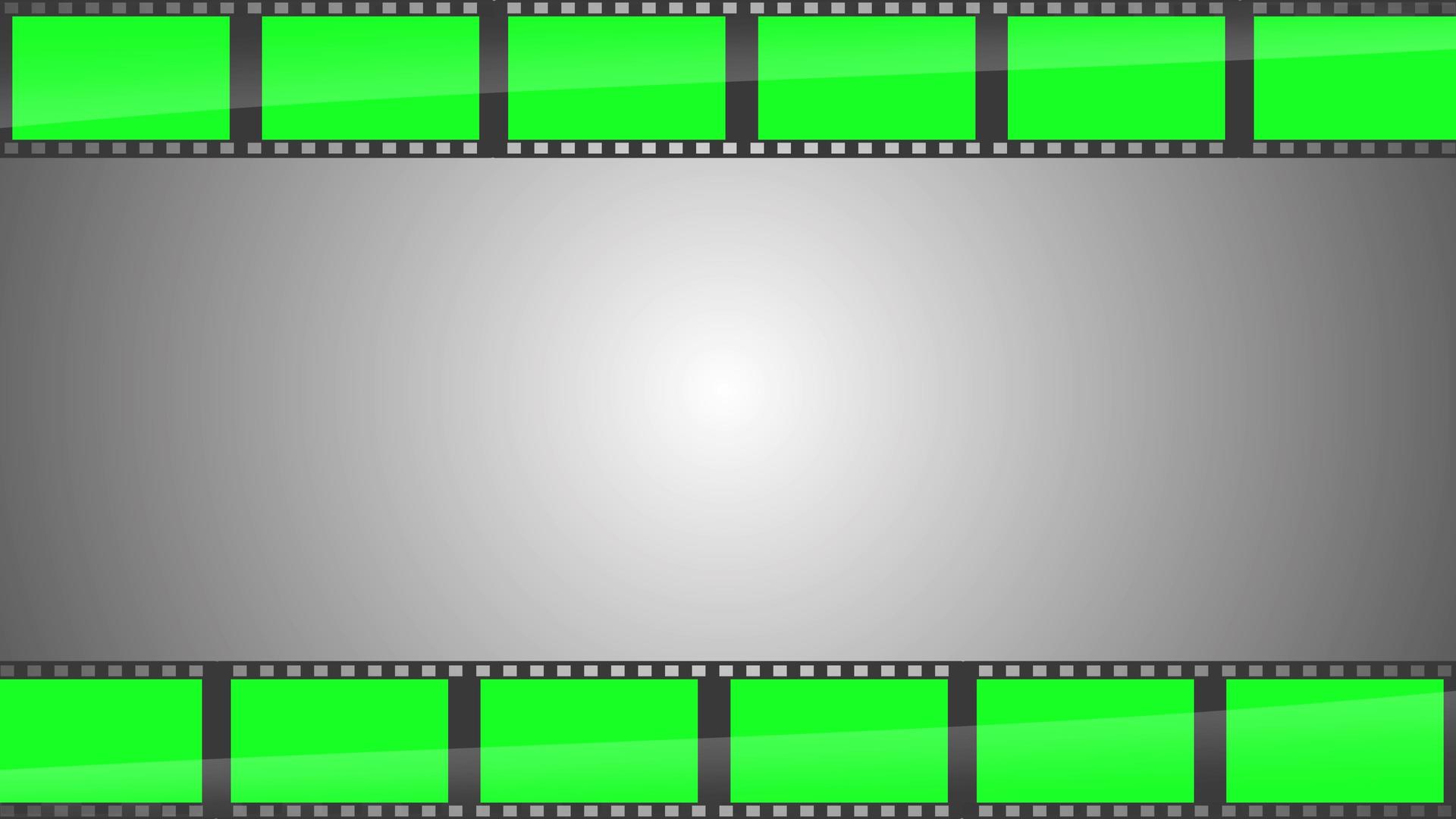 滚动胶卷特效绿幕素材视频的预览图