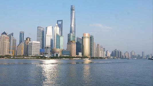 上海陆家嘴建筑群视频的预览图
