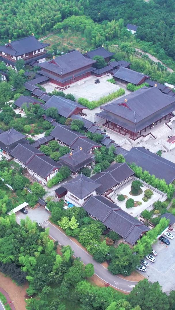 南京牛首山佛顶寺庙航拍4A级景区视频的预览图