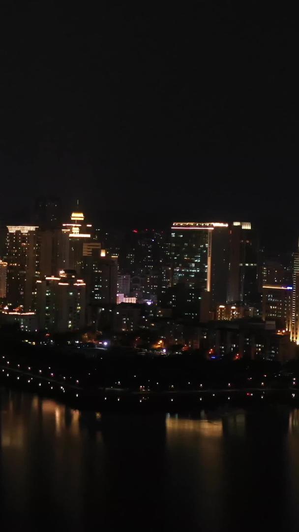 厦门城市风景夜景航拍视频视频的预览图
