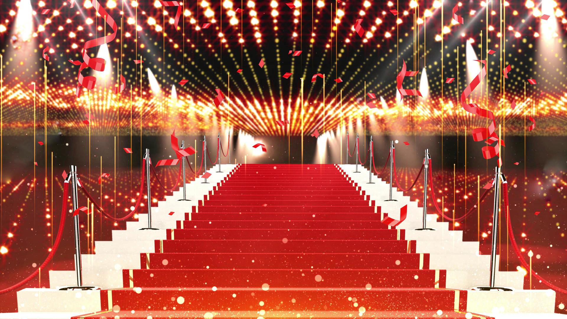 4K红毯颁奖舞台背景视频视频的预览图
