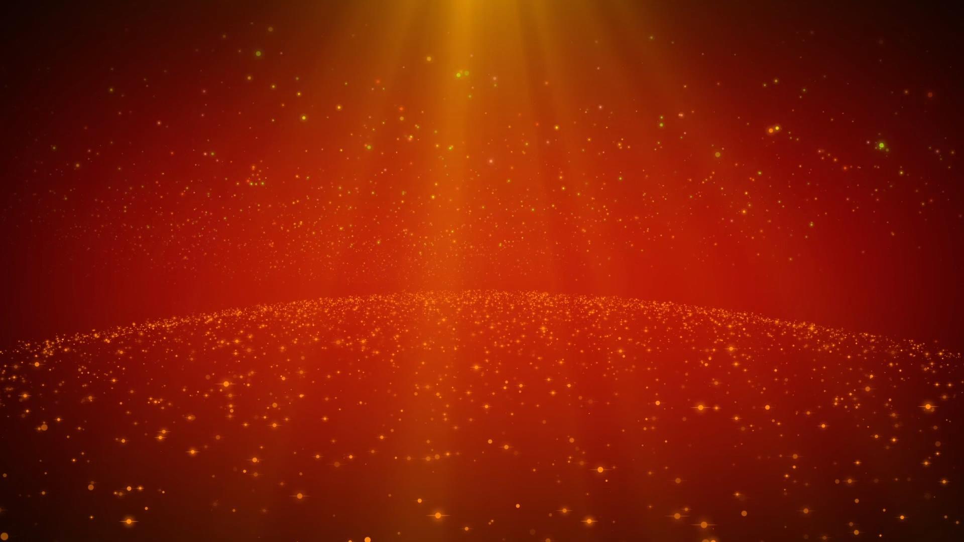 大气红色粒子飘动背景视频的预览图