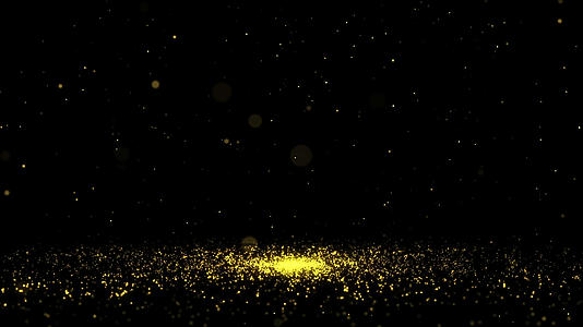 金色黄金粒子特效视频素材视频的预览图