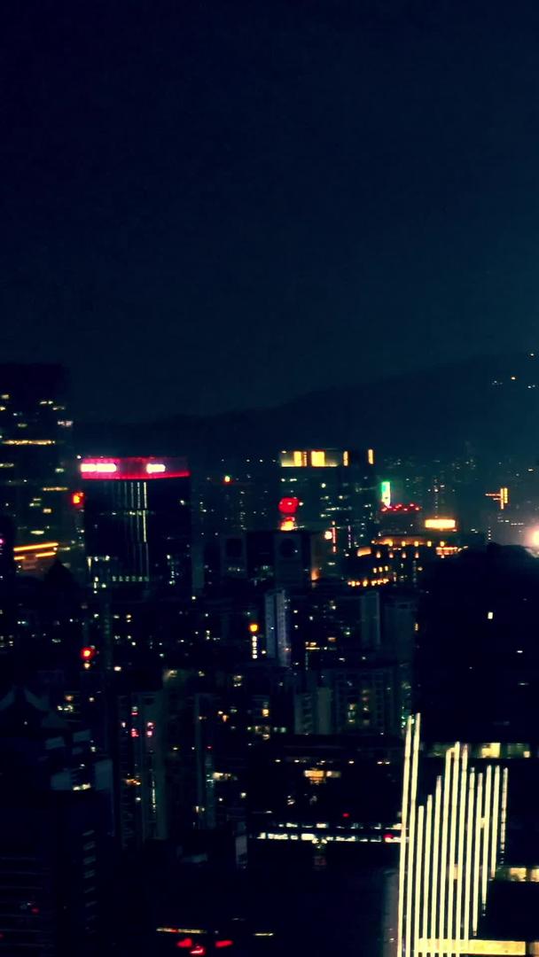 广州市中心CBD夜景视频素材视频的预览图