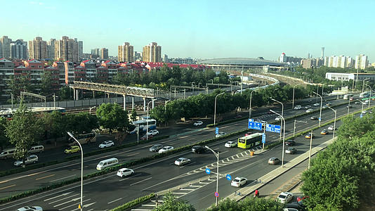北京南到站口4K延时视频的预览图