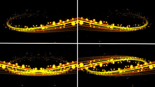 4K粒子光线修饰转场动画AE合成视频的预览图