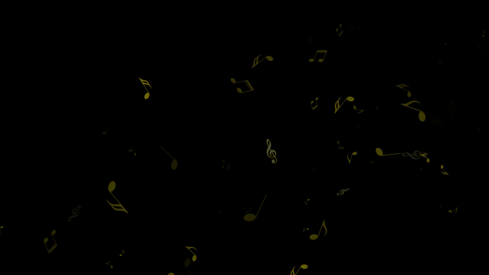 金色音符带通道视频的预览图