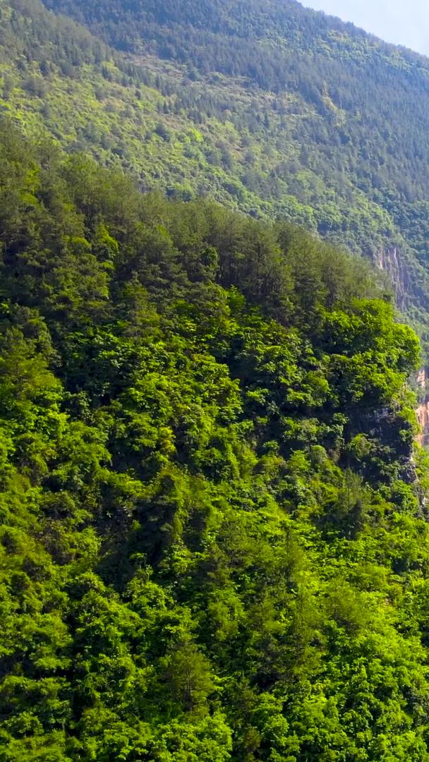 巫山小三峡5A景区地标航拍环绕视频的预览图