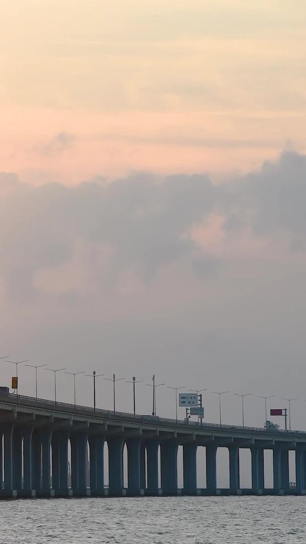 沿江高速公路广深日落视频的预览图
