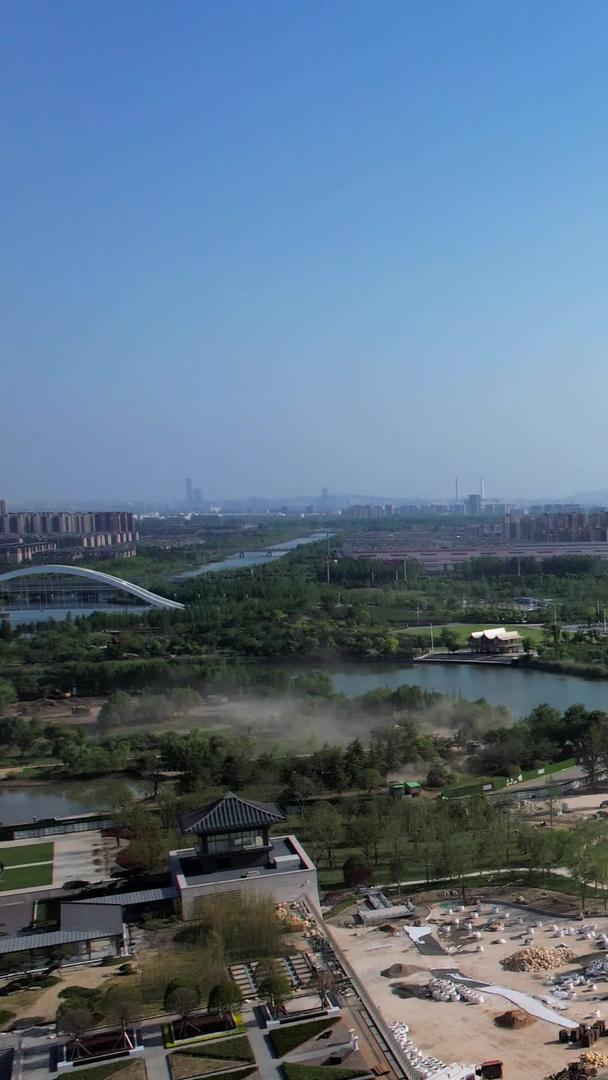 扬州城市地标运河博物馆航拍视频的预览图