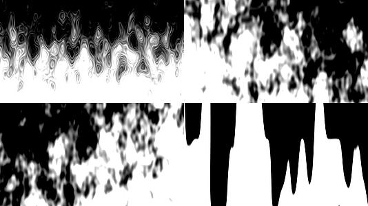 一组黑白斑点演化罩转场视频的预览图