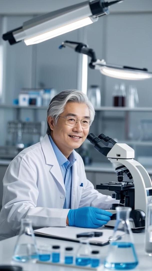专注于科学探索的科研人员视频的预览图