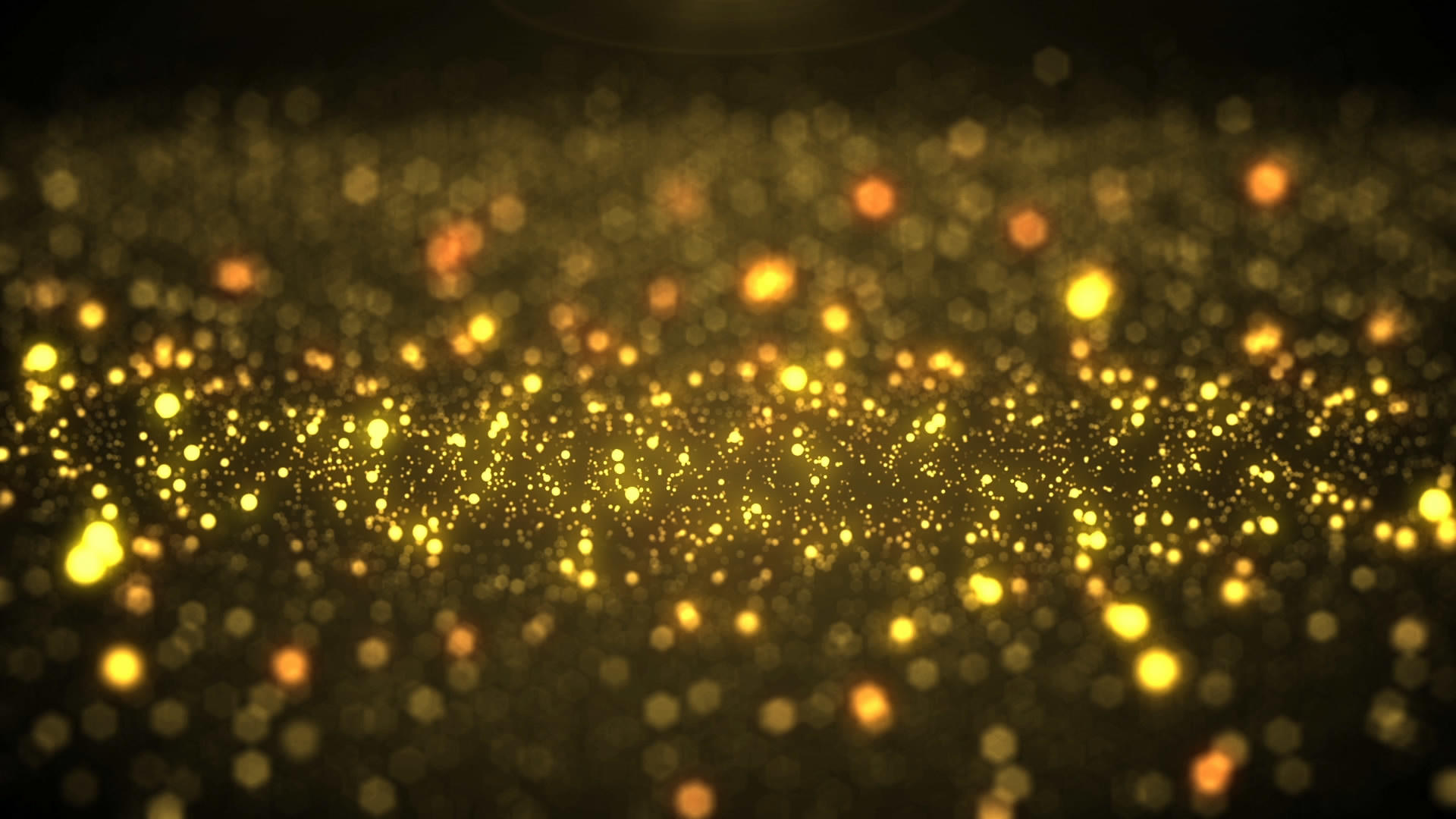唯美的金色粒子视频素材视频的预览图