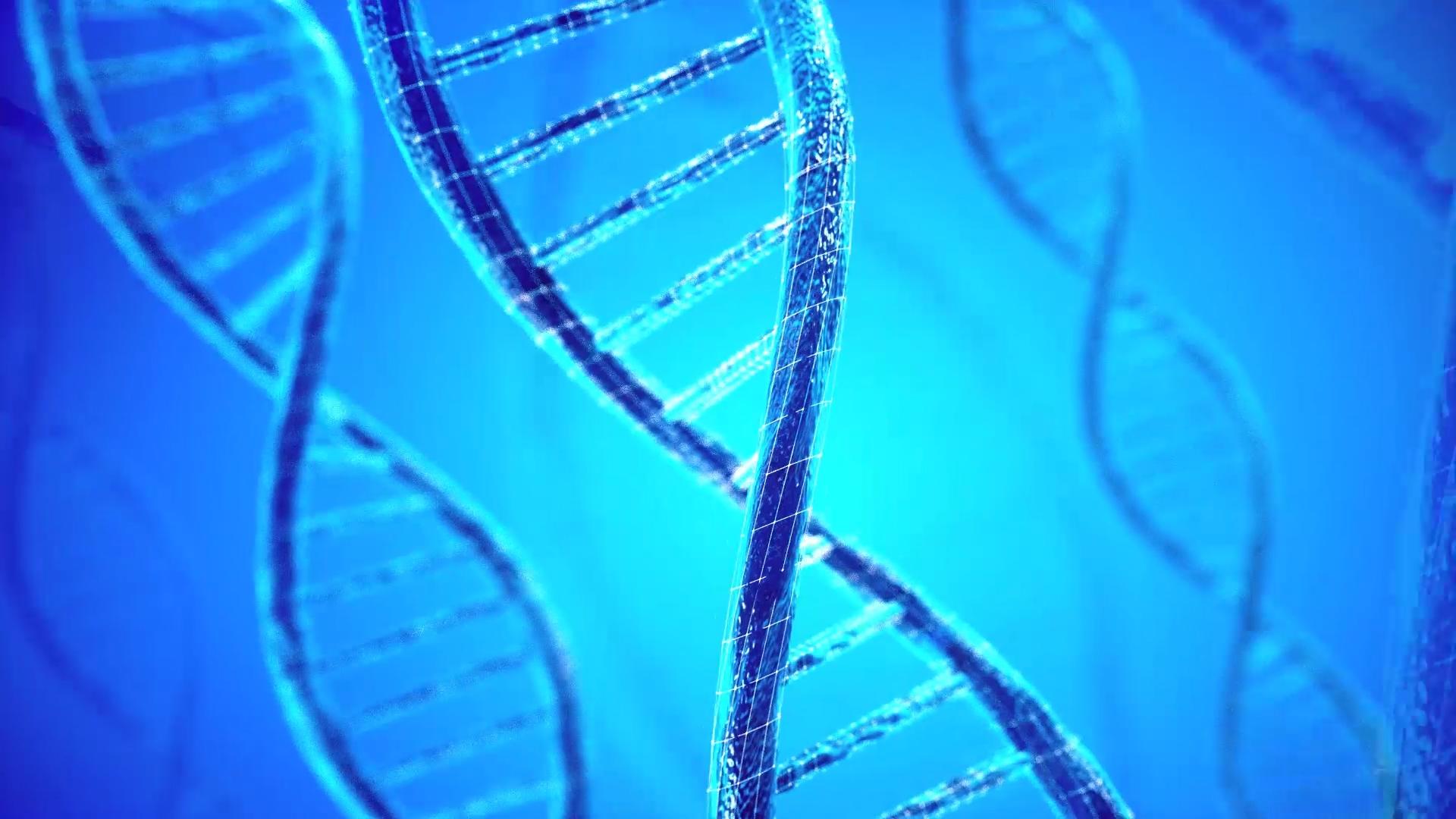 DNA双螺旋三维循环动画视频的预览图