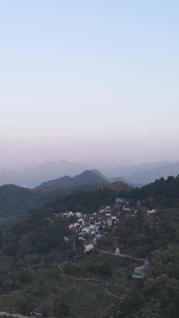 江西婺源岭风景区航拍中国最美乡村全景素材视频的预览图