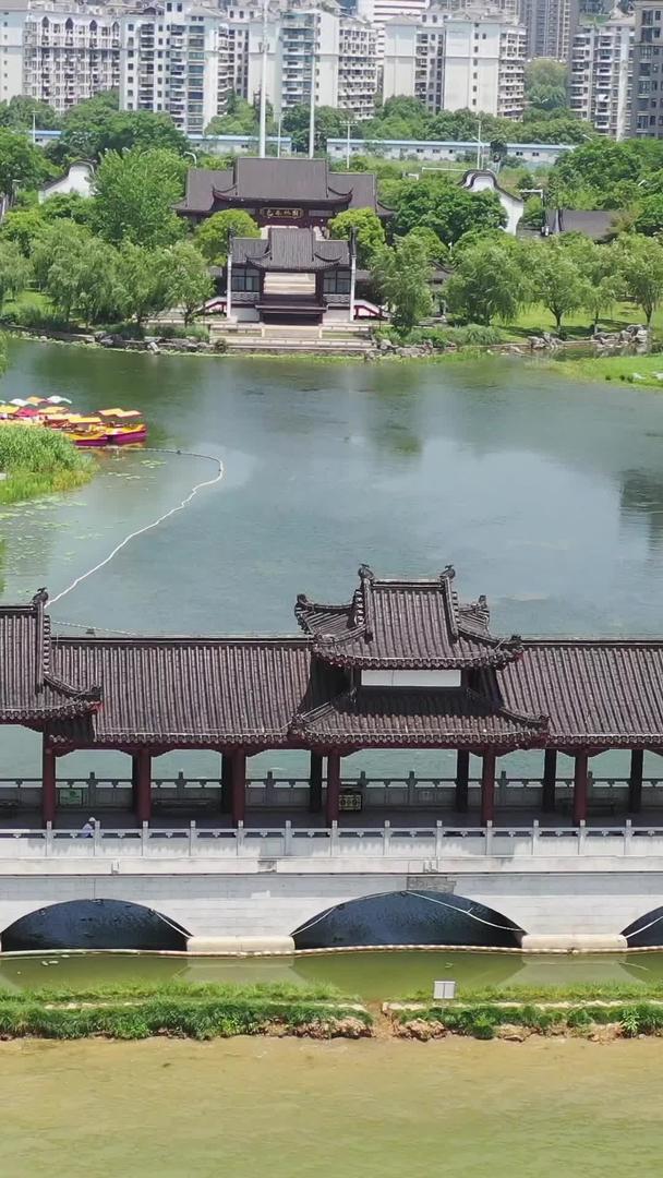 武汉沙湖景区航拍视频视频的预览图