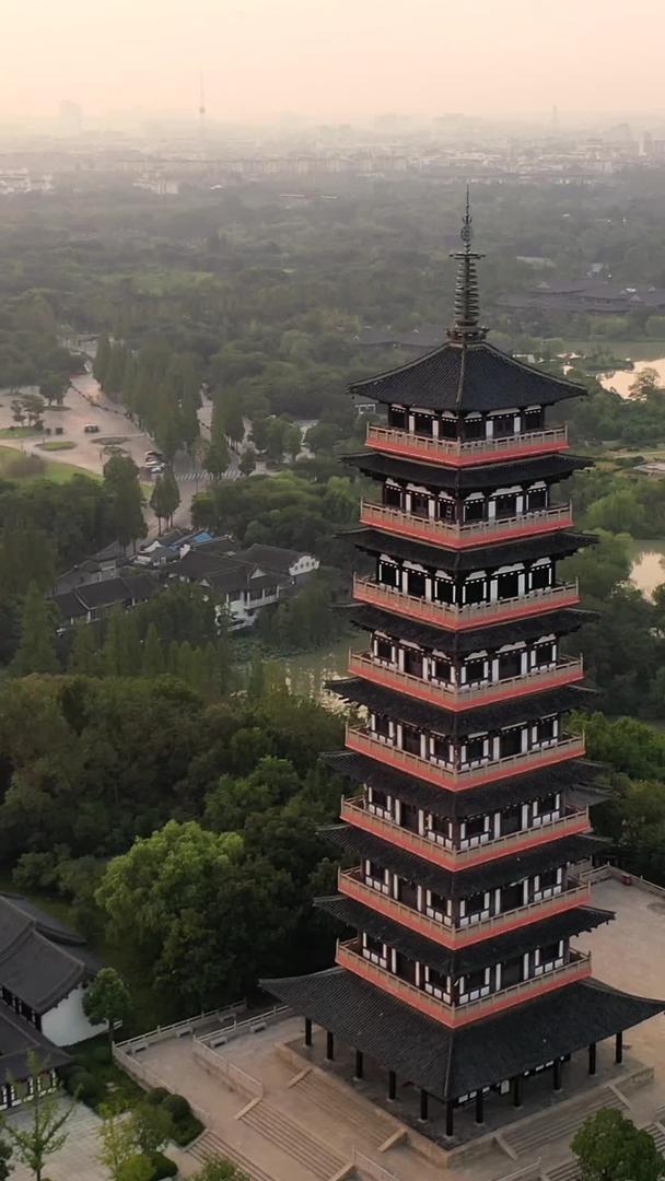 扬州大明寺航拍视频的预览图