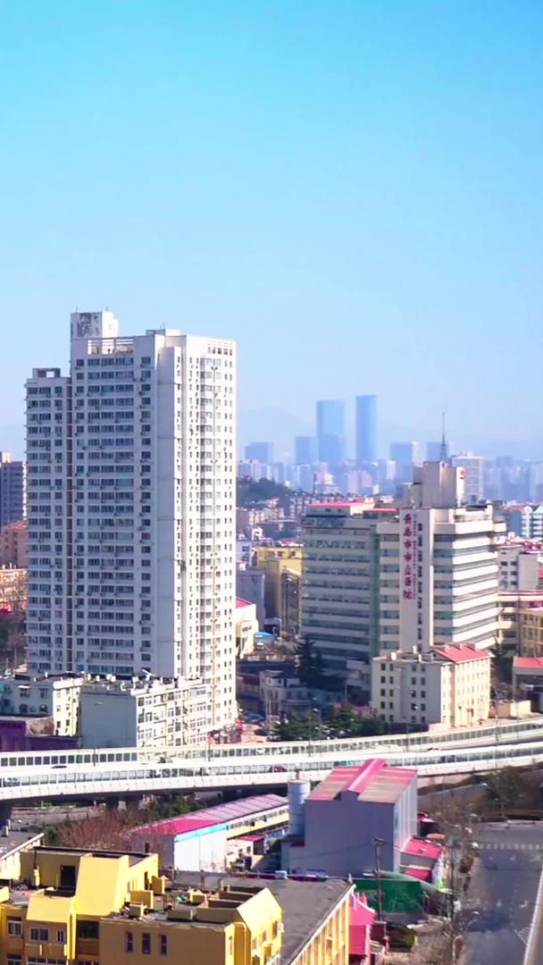 青岛小港城市延时摄影视频的预览图