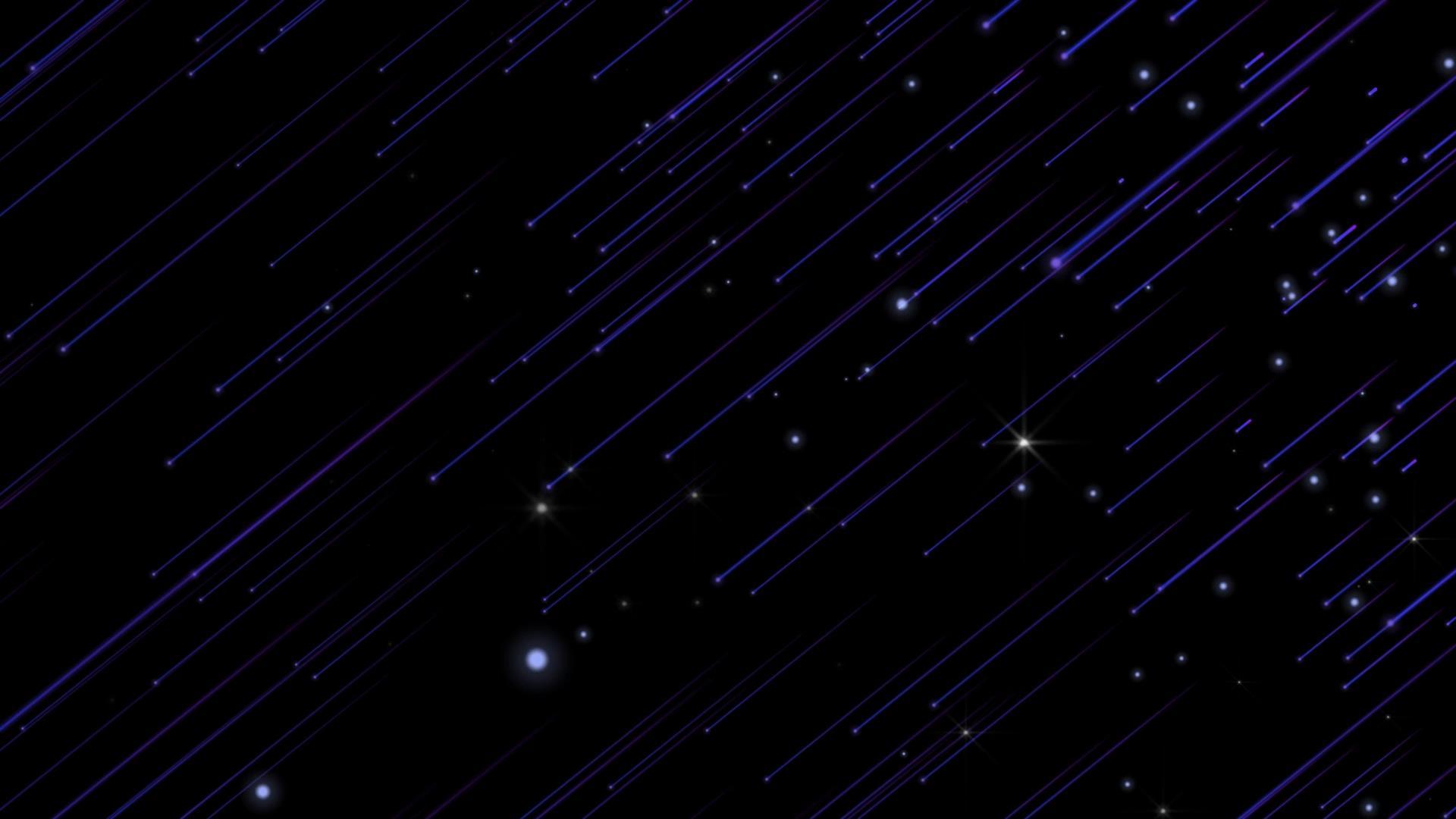 大气粒子流星雨降落透明背景视频元素视频的预览图