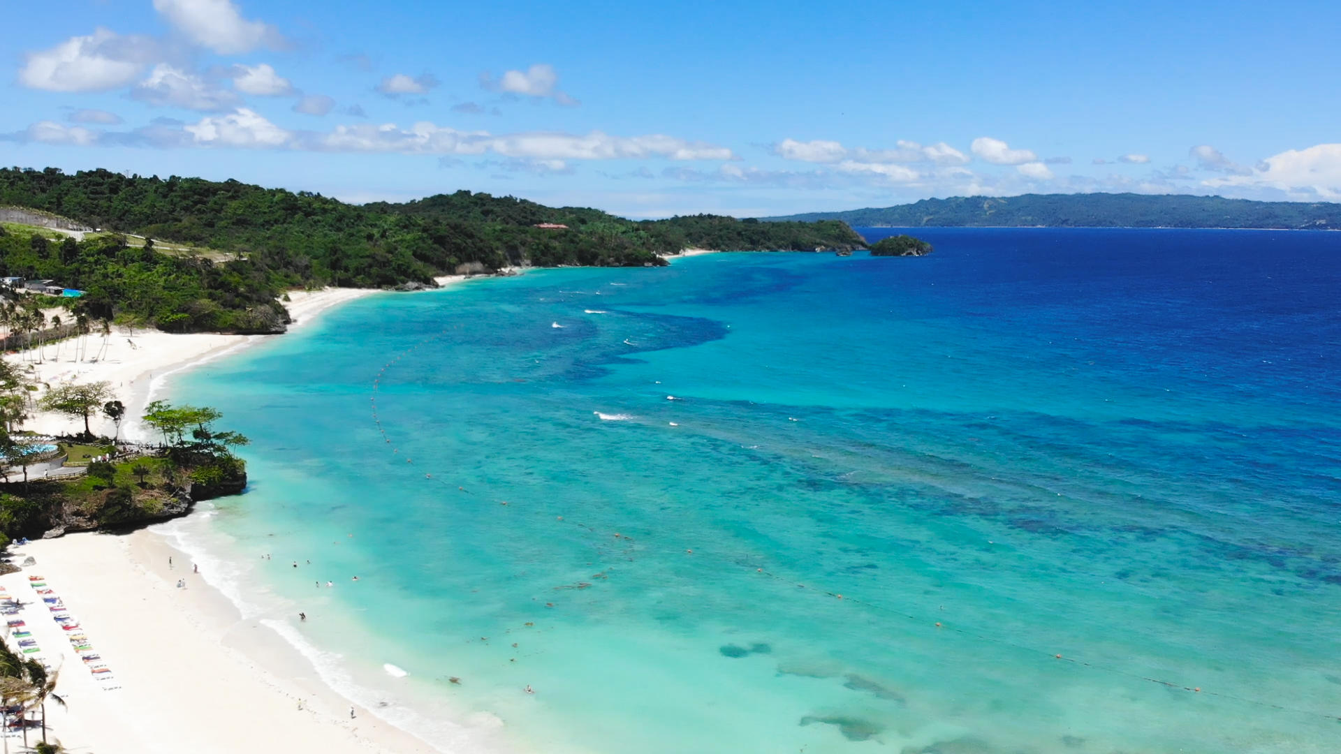 菲律宾长滩岛海湾视频的预览图