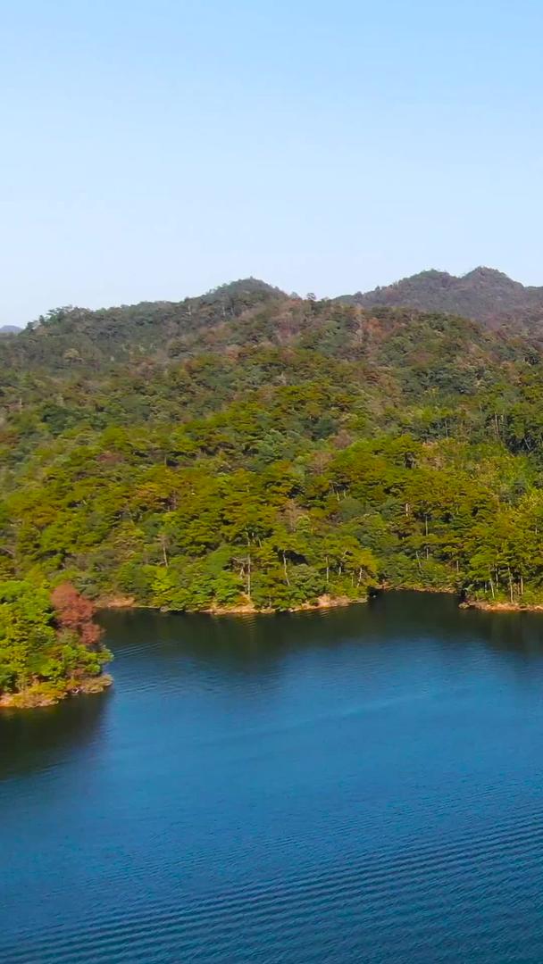 太平湖风景区安徽黄山市4A景区航拍视频视频的预览图