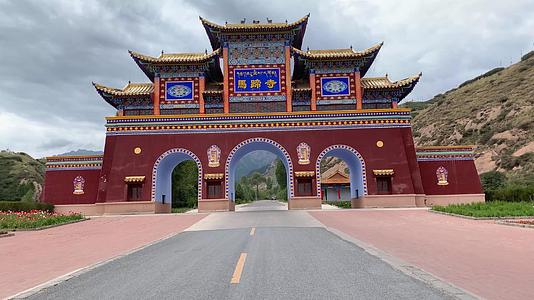 甘肃著名旅游景区马蹄寺视频合集视频的预览图