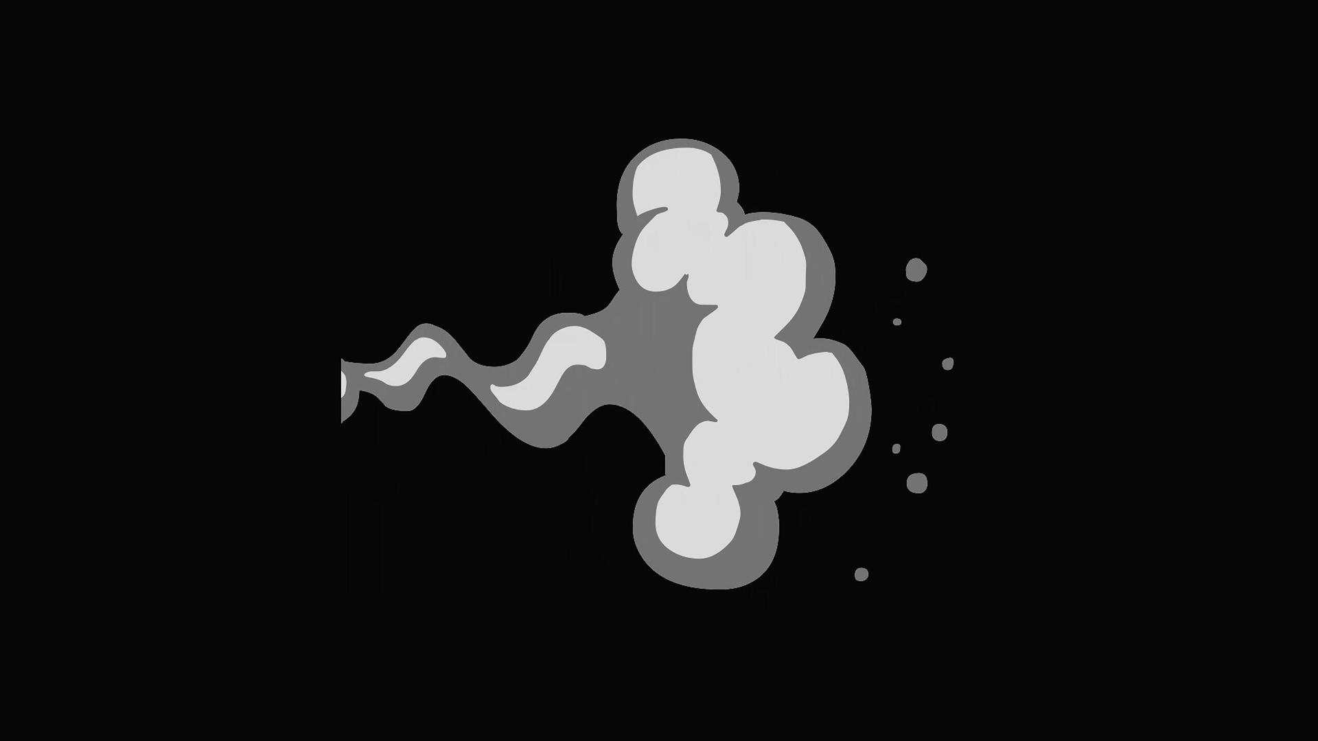 无限循环mg动态喷出烟雾视频素材视频的预览图