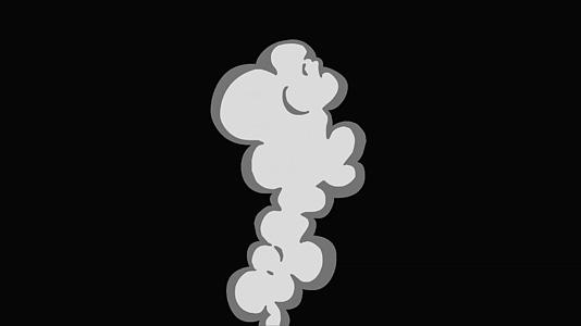 无限循环mg动态烟雾升起视频素材视频的预览图