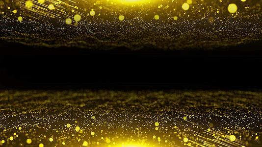 金色光斑粒子年会盛典背景视频的预览图