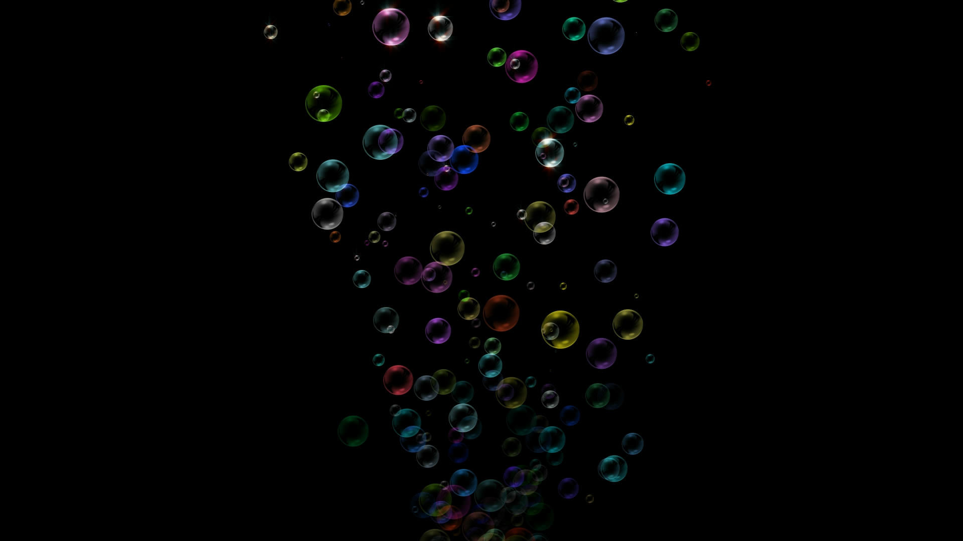 透明通道彩色气泡视频的预览图