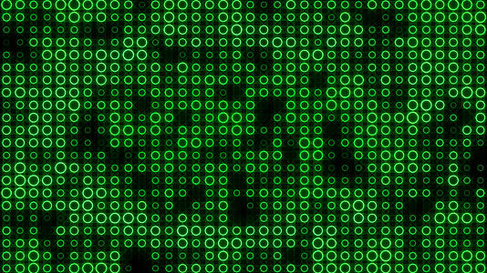 绿色科技圆圈随机变化流动背景视频的预览图