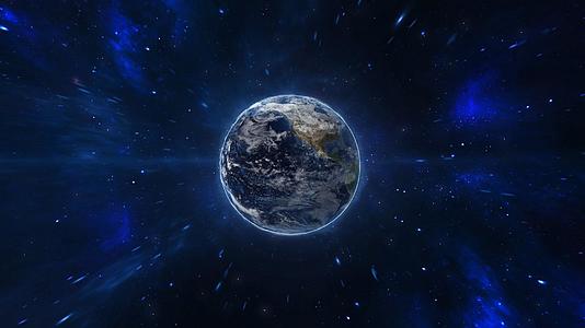粒子星球穿梭背景视频的预览图