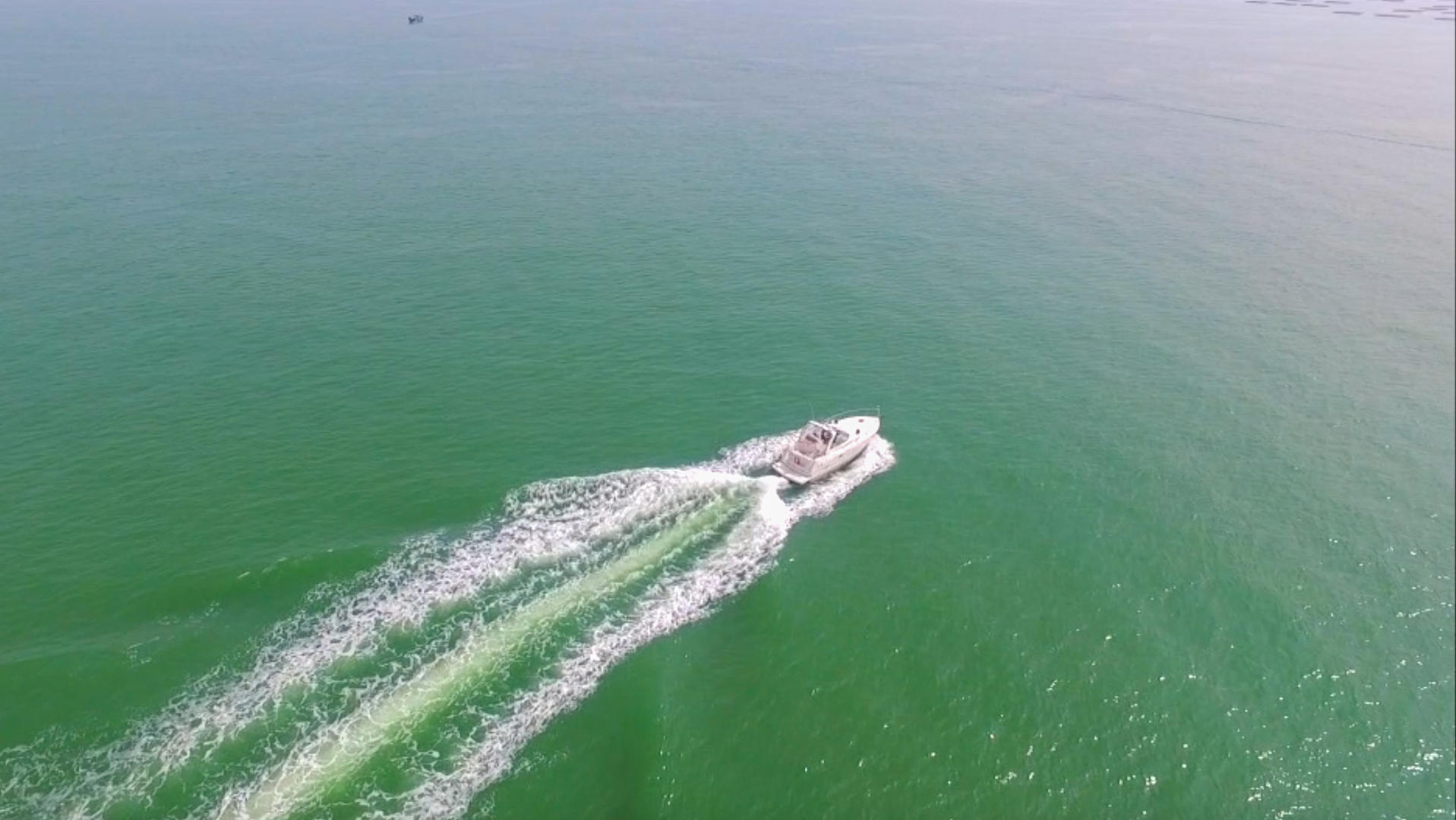 海上游艇4k航拍视频的预览图