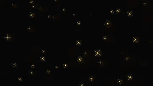 闪耀小星星动态粒子素材视频的预览图