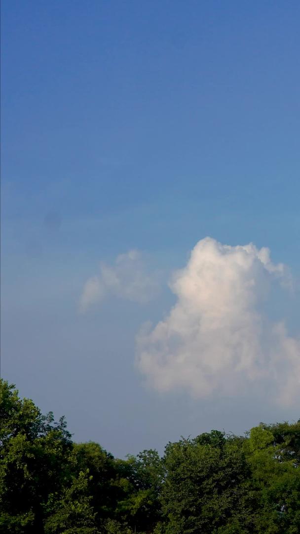 黄鹤楼公园古建筑及翻滚云层延时视频视频的预览图